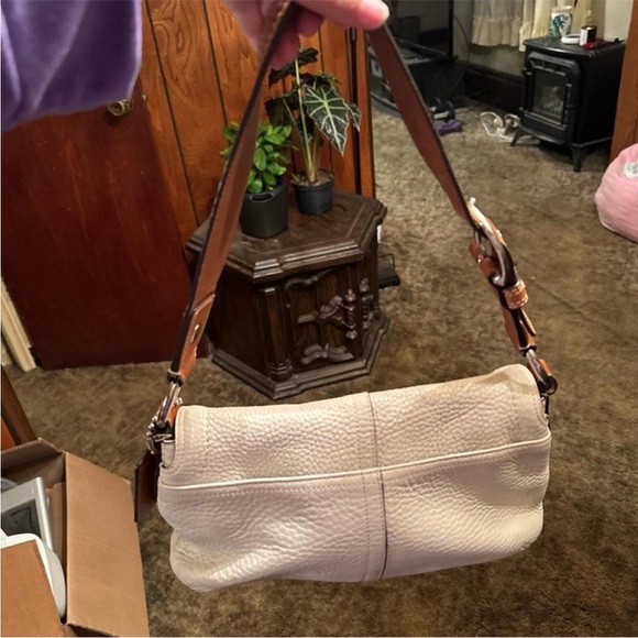 Vintage Coach Signature White Leather Soho Bag timeless piece - Picture 4 of 5
